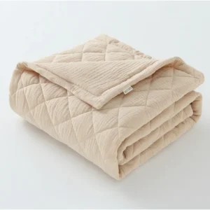 Winter Baby Blanket Newborn Muslin Cotton Padded Soft Nursery Swaddle Blankets Boys Girls Baby Crib Sleeping Blankets Mattress